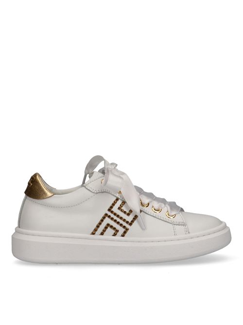 Sneakers in pelle ELISABETTA FRANCHI | E0504BIANCO AVORIO ROSA